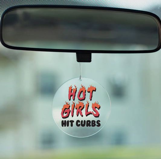 Hot Girls Hit Curbs Rearview Hanger