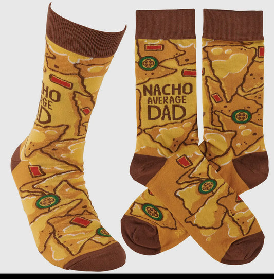 Nacho Average Dad Socks