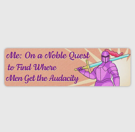 Noble Quest Bumper Sticker