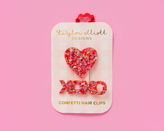 Valentines Hair Clips