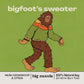 Bigfoots Sweater Candle