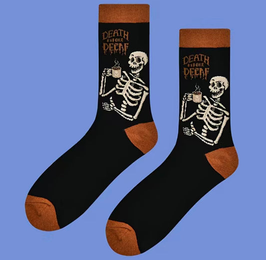 Death Before Decaf Socks