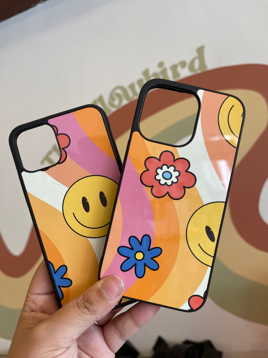 Flower + Smiles Phone Case