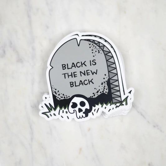 Black is the New Black Sticker
