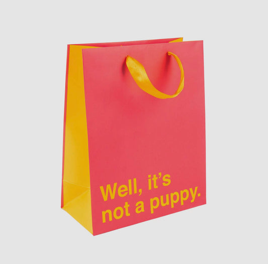 Well, It’s Not a Puppy Gift Bag