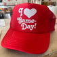 I Love Game Day Hat