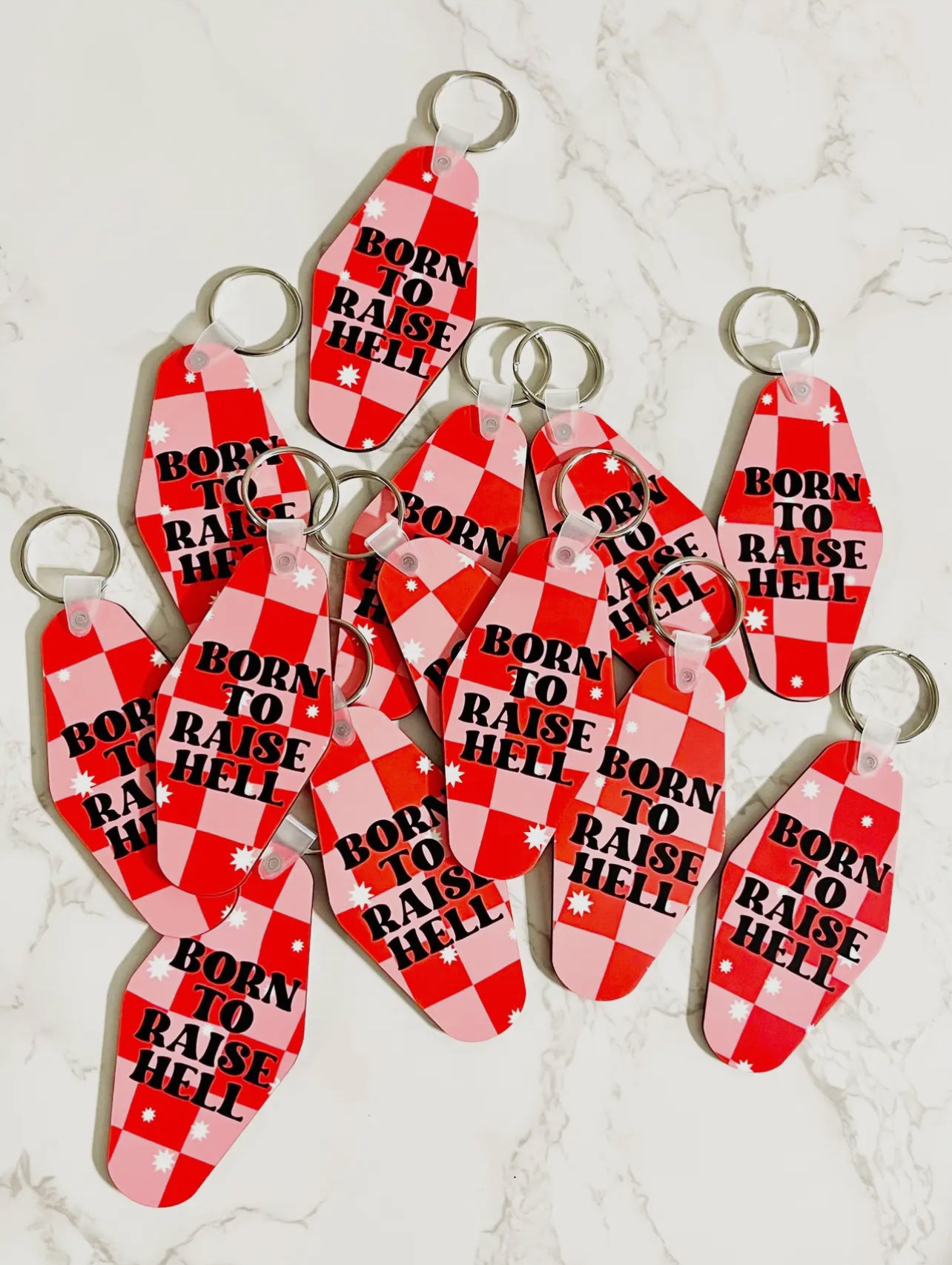 Born to Raise Hell Keychain