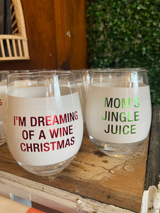 Christmas Wine Glasses