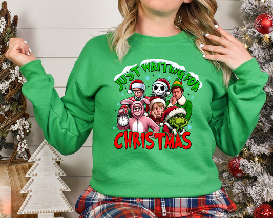 Waiting on Christmas Sweatshirt + Tee