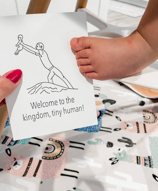 Welcome to the Kingdom, Tiny Human Card