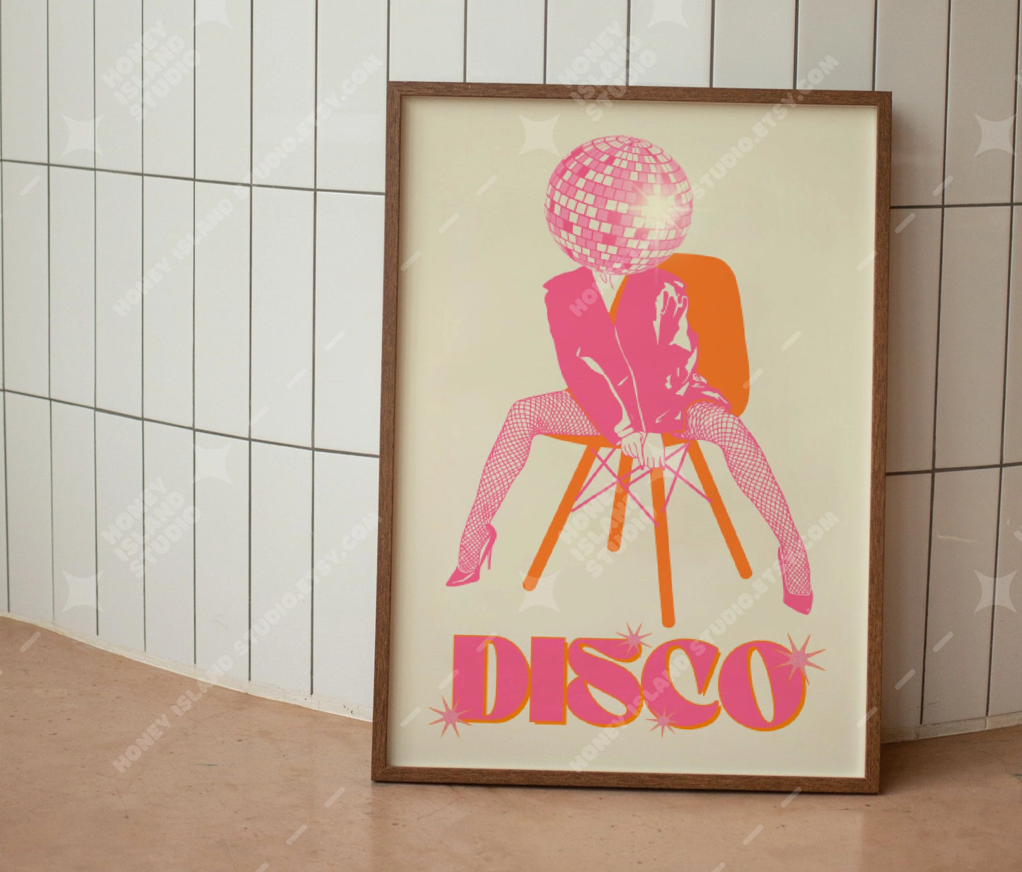 Retro Disco 11x17 Art Print