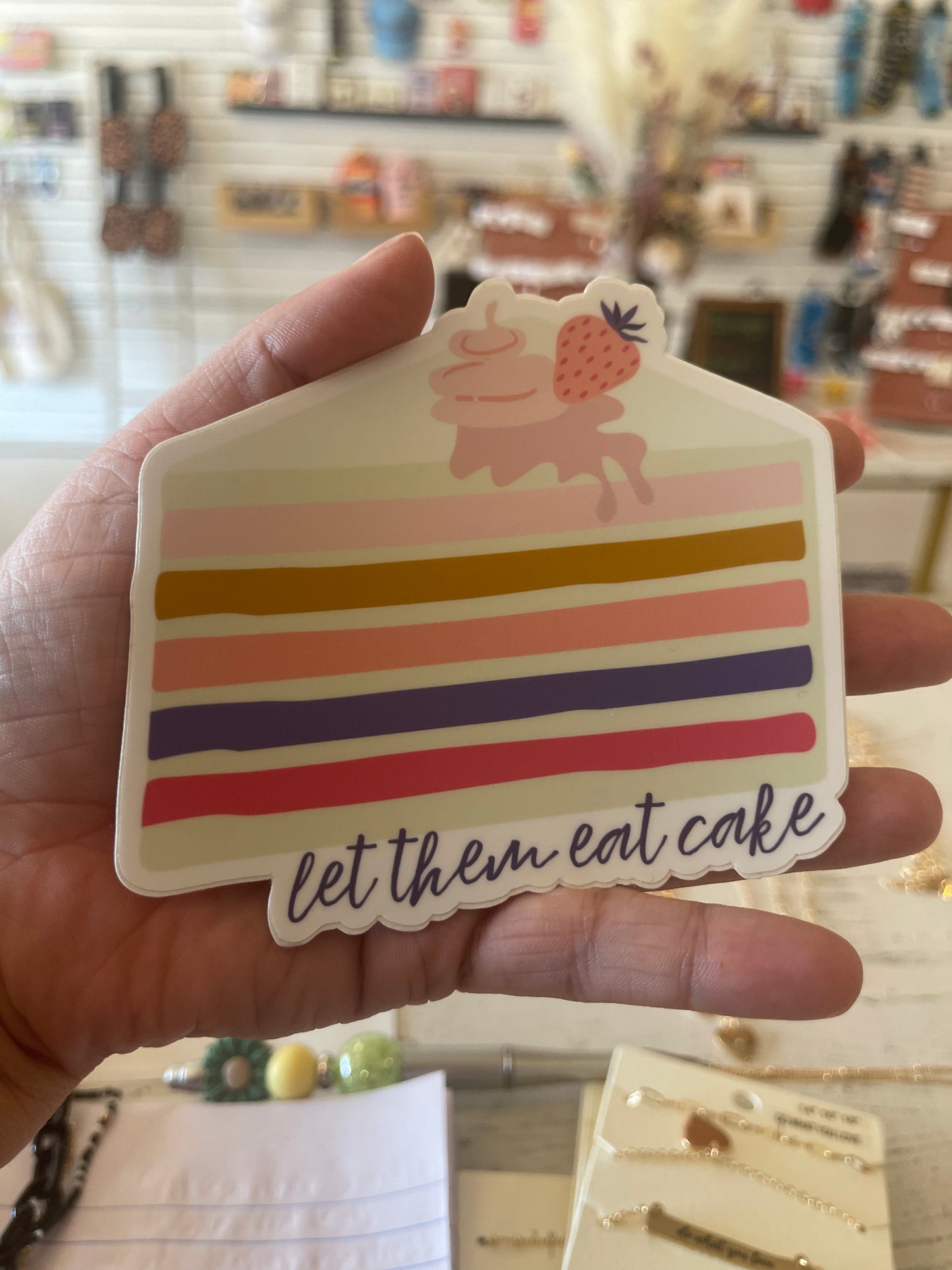 Let Them Eat Cake Sticker