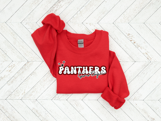 Panther Star Game Day Sweatshirt + Tee