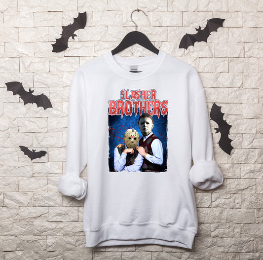 Slasher Brothers Sweatshirt + Tee